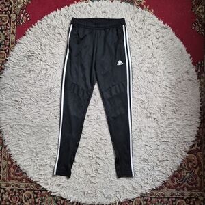 Womens Adidas Track Pants Black White Size XS Extra Small Soccer Athleisure Stre